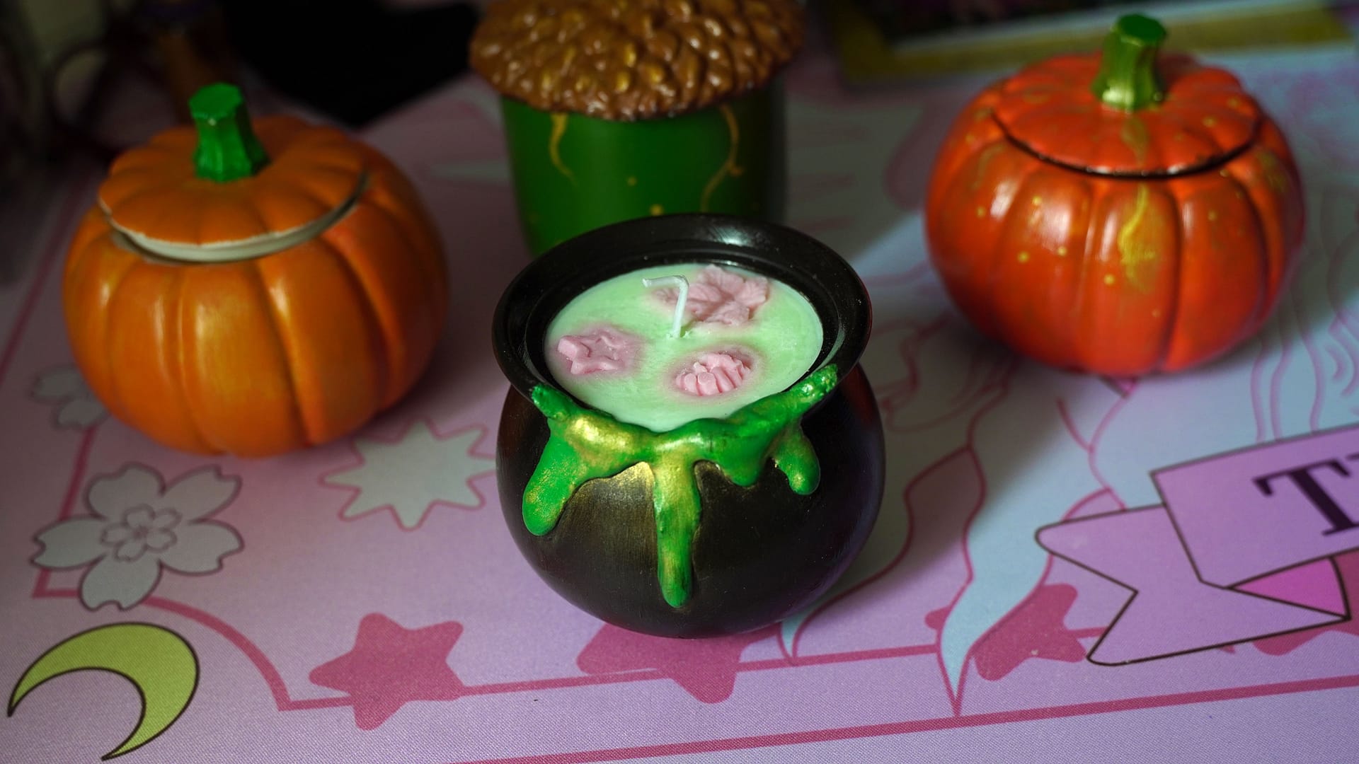 Bougeoir Chaudron - Flamme d'harmonie