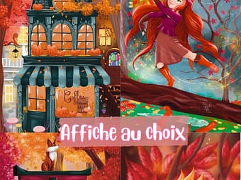 Affiches A4 ou A5 "Where Autumn Whispers"